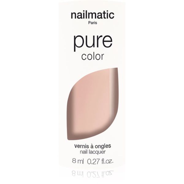 Nailmatic Nailmatic Pure Color lak za nohte ELSA-Beige Transparent / Sheer Beige 8 ml