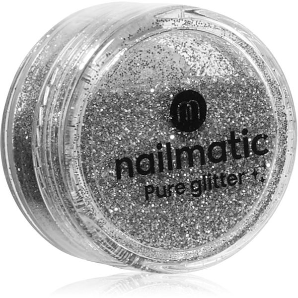 Nailmatic Nailmatic Pure Glitter bleščice za obraz in telo Small Silver Glitter 3 g