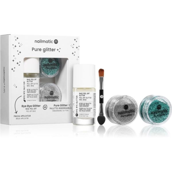 Nailmatic Nailmatic Pure Glitter set z bleščicami 3 kos