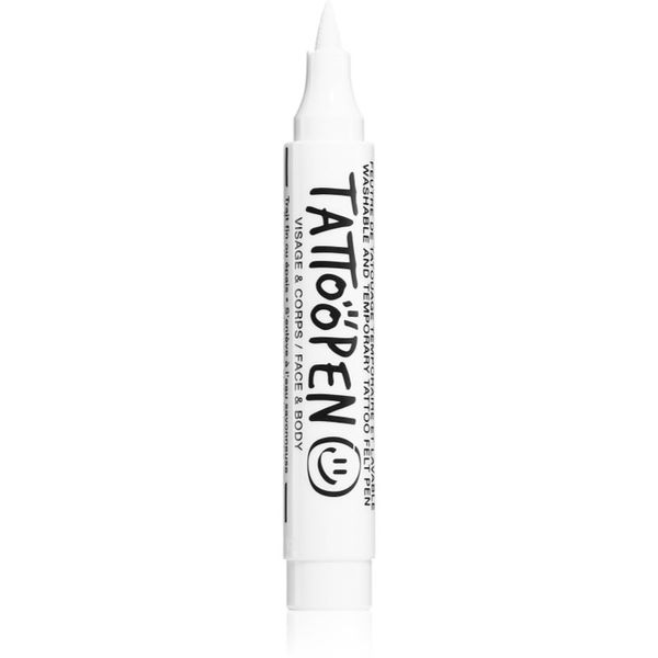 Nailmatic Nailmatic Tattoo Pen flomaster za tetoviranje za obraz in telo White 1 kos