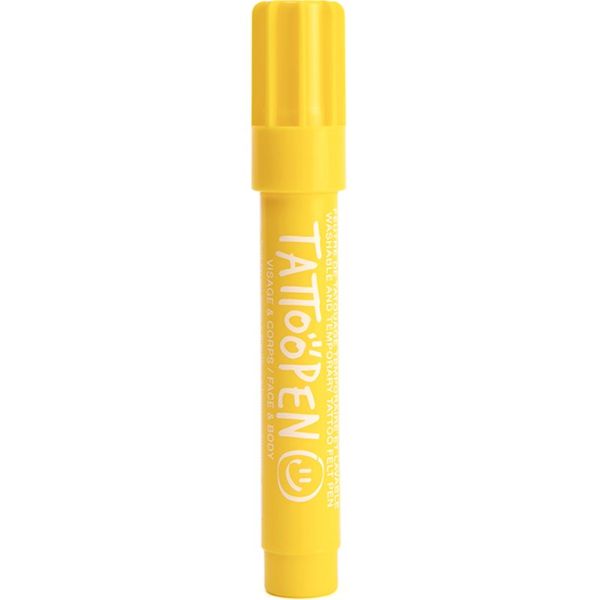 Nailmatic Nailmatic Tattoo Pen flomaster za tetoviranje za obraz in telo Yellow 1 kos