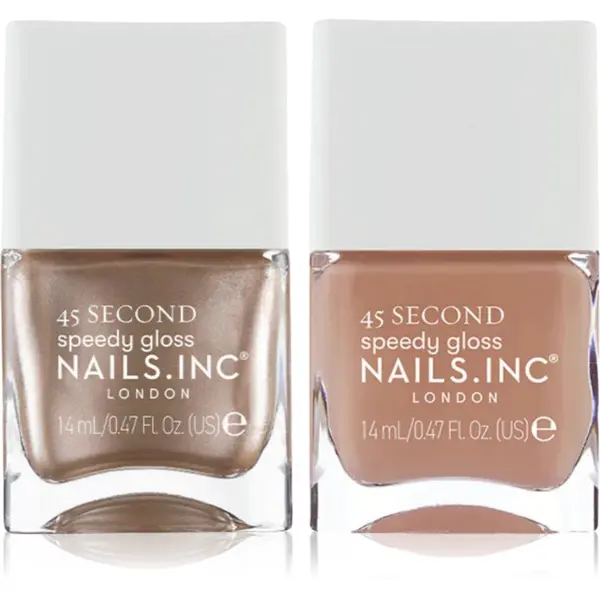 Nails Inc. Nails Inc. 45 Second Mocha Mousse set lakov za nohte