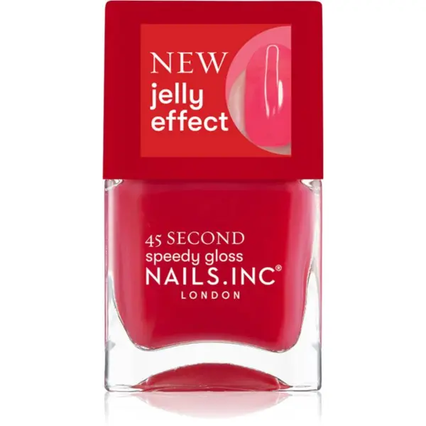 Nails Inc. Nails Inc. 45 Second Speedy Gloss hitro sušeči lak za nohte odtenek Aria 14 ml