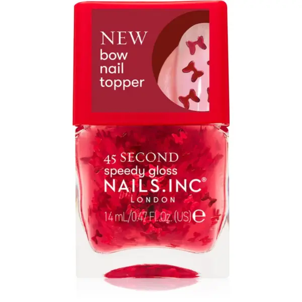 Nails Inc. Nails Inc. 45 Second Speedy Gloss hitro sušeči lak za nohte odtenek Bonnie 14 ml
