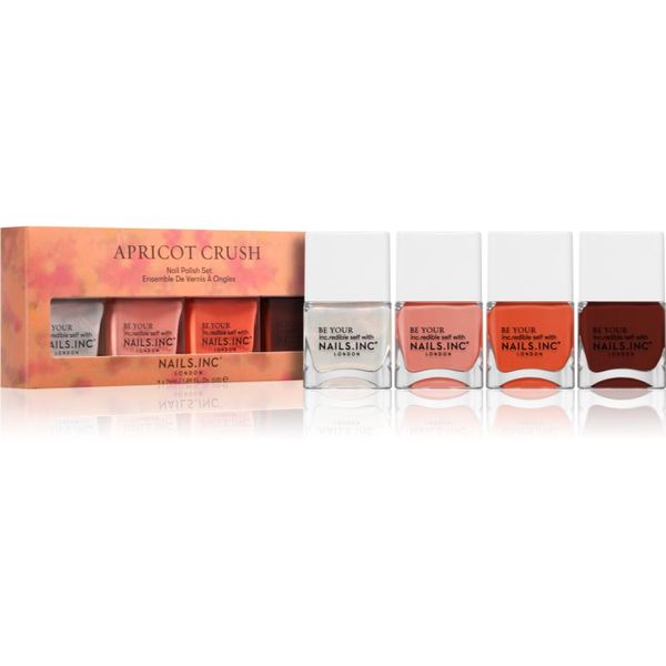 Nails Inc. Nails Inc. Apricot Crush set lakov za nohte