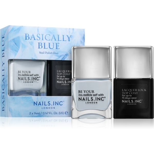 Nails Inc. Nails Inc. Basically Blue set lakov za nohte