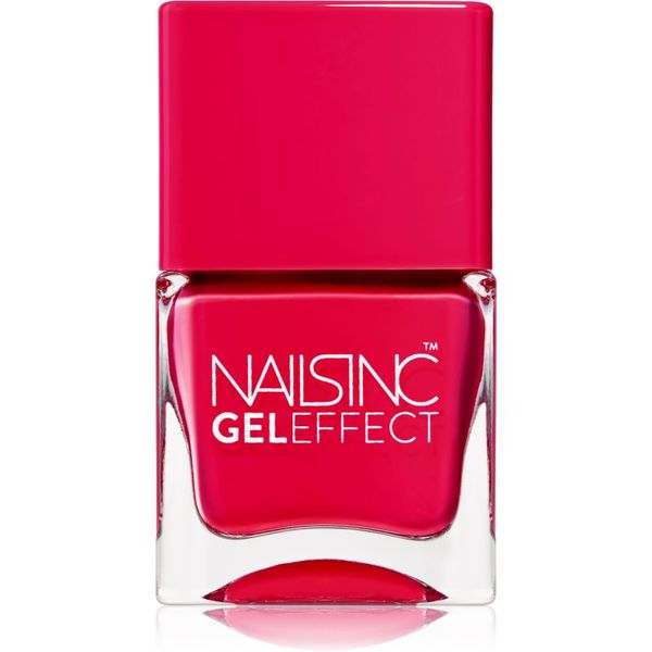 Nails Inc. Nails Inc. Gel Effect lak za nohte z gel učinkom odtenek Chelsea Grove 14 ml