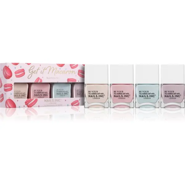 Nails Inc. Nails Inc. Get It Macaron set lakov za nohte