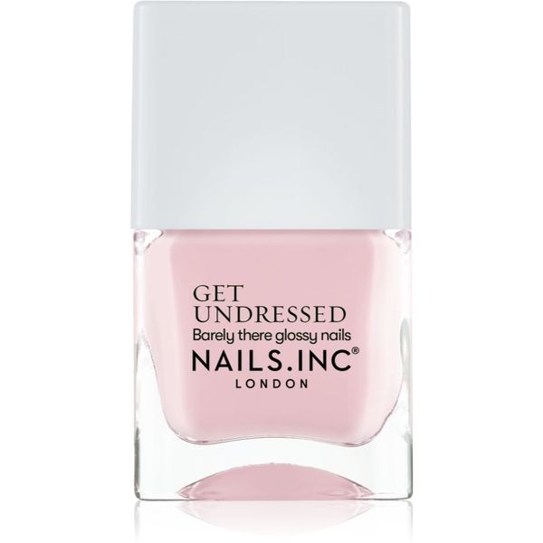 Nails Inc. Nails Inc. Get Undressed negovalni lak za nohte odtenek Dare To Bare 14 ml