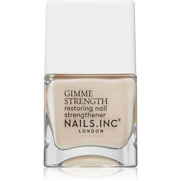 Nails Inc. Nails Inc. Gimme Strength nega za učvrstitev in okrepitev nohtov 14 ml