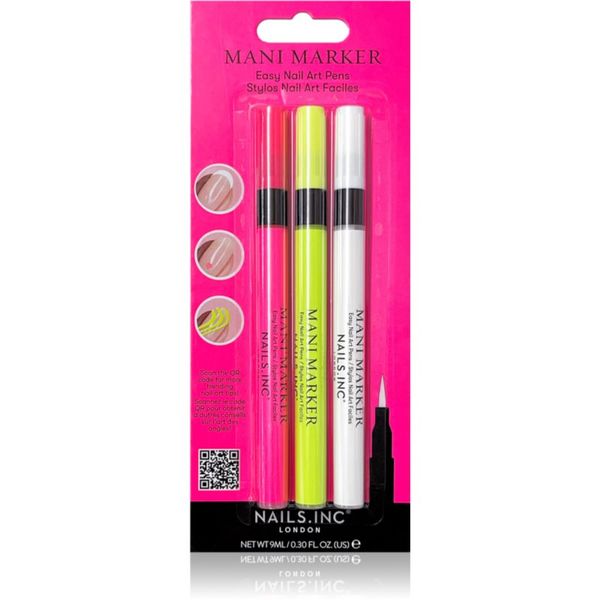 Nails Inc. Nails Inc. Mani Marker Trio set za manikiro 3x3 ml