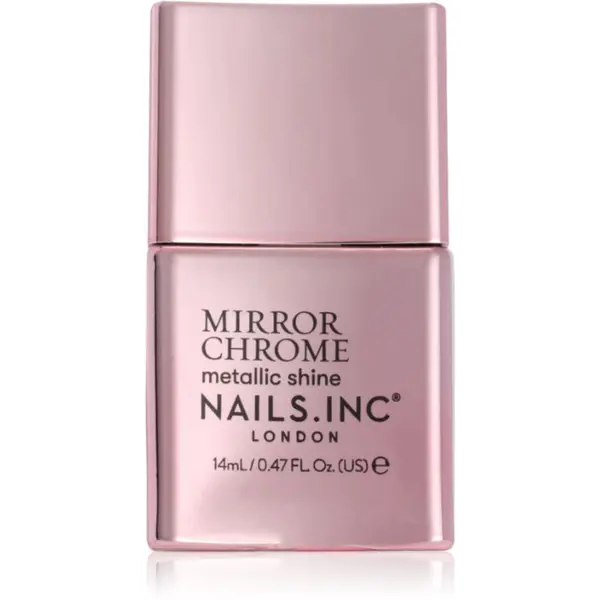 Nails Inc. Nails Inc. Mirror Chrome lak za nohte z visokim sijajem odtenek You're being Chromatic 14 ml