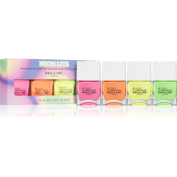 Nails Inc. Nails Inc. Neon Lite Nail Polish Set set lakov za nohte