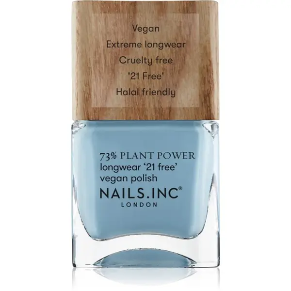 Nails Inc. Nails Inc. Plant Power dolgoobstojen lak za nohte odtenek Clean To The Core 14 ml