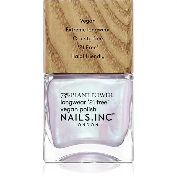 Nails Inc. Nails Inc. Plant Power dolgoobstojen lak za nohte odtenek Eco Glow 14 ml