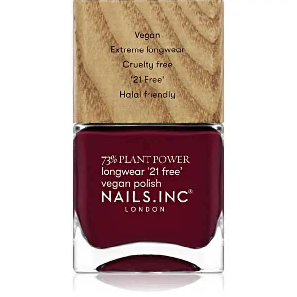 Nails Inc. Nails Inc. Plant Power dolgoobstojen lak za nohte odtenek Flex My Complex 14 ml