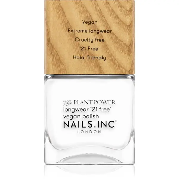 Nails Inc. Nails Inc. Plant Power dolgoobstojen lak za nohte odtenek Free time it's me time 14 ml