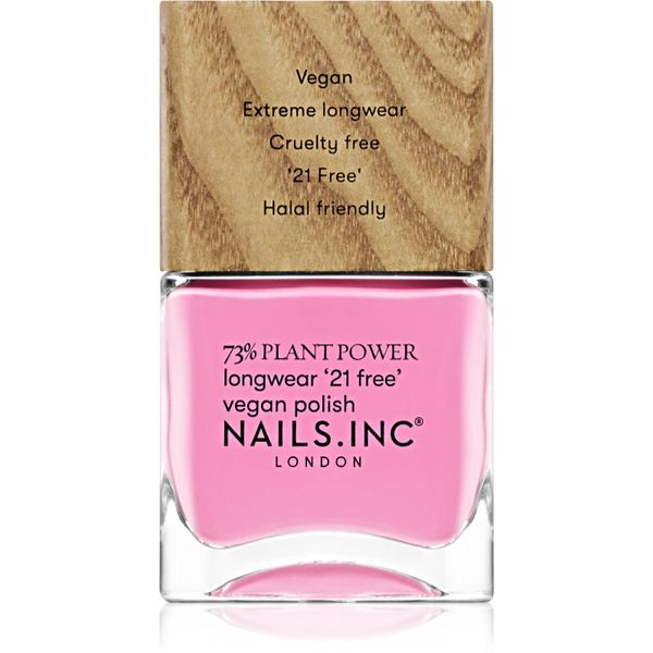 Nails Inc. Nails Inc. Vegan Nail Polish dolgoobstojen lak za nohte odtenek Detox On Repeat 14 ml