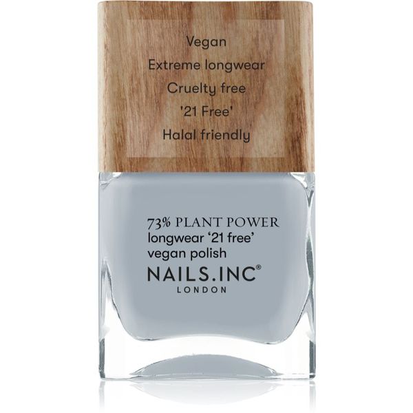 Nails Inc. Nails Inc. Vegan Nail Polish dolgoobstojen lak za nohte odtenek Fresh Air Don't Care 14 ml