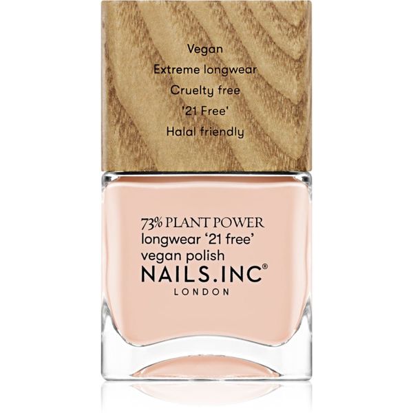 Nails Inc. Nails Inc. Vegan Nail Polish dolgoobstojen lak za nohte odtenek In My O-Zone 14 ml