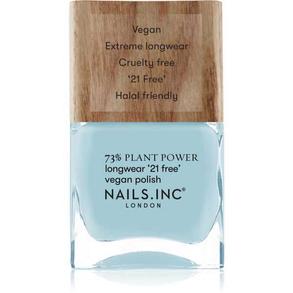 Nails Inc. Nails Inc. Vegan Nail Polish dolgoobstojen lak za nohte odtenek Sky's My Limit 14 ml