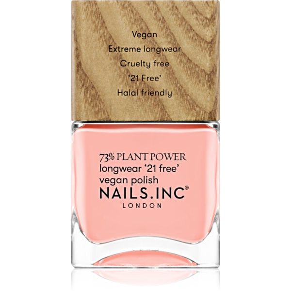 Nails Inc. Nails Inc. Vegan Nail Polish dolgoobstojen lak za nohte odtenek Zero Waste Pro 14 ml