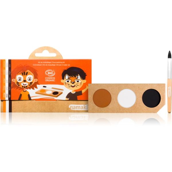 Namaki Namaki Color Face Painting Kit Tiger & Fox set za otroke 1 kos