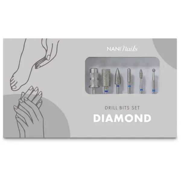 NaniNails NaniNails Diamond brusni valjčki 1 kos