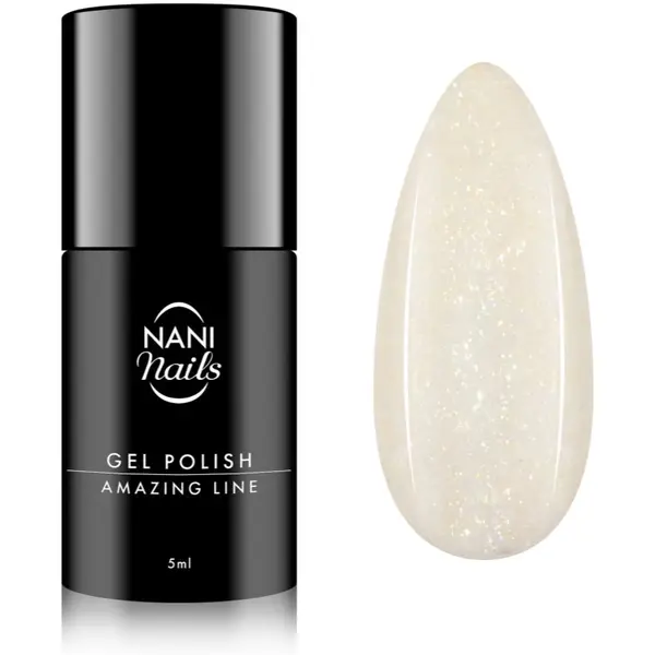 NaniNails NaniNails NANI Amazing Line gel lak za nohte odtenek Ivory Shimmer 5 ml