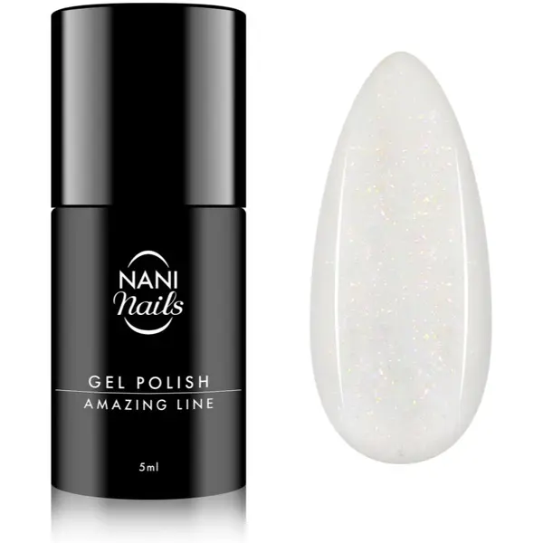 NaniNails NaniNails NANI Amazing Line gel lak za nohte odtenek Shimmer White 5 ml