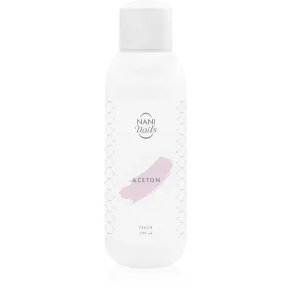 NaniNails NaniNails NANI Peach čisti aceton za odstranjevanje gel nohtov 500 ml