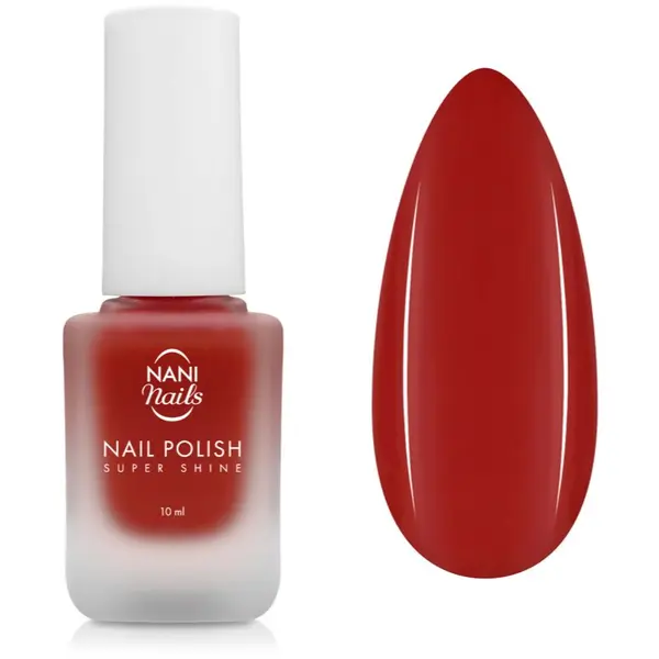 NaniNails NaniNails NANI Super Shine dolgoobstojen lak za nohte odtenek Mrs. Cherry 10 ml