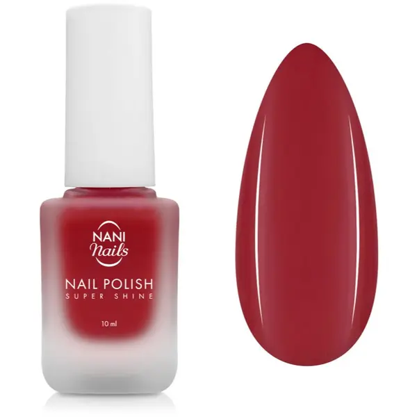 NaniNails NaniNails NANI Super Shine dolgoobstojen lak za nohte odtenek Redcurrant 10 ml