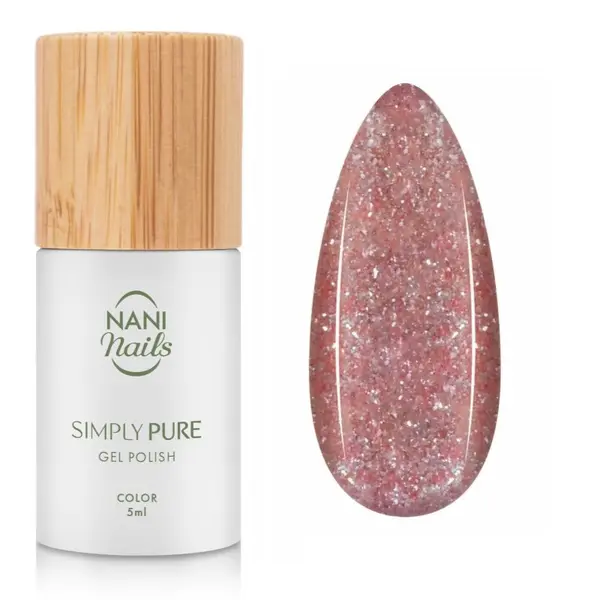 NaniNails NaniNails Simly Pure gel lak za nohte z uporabo UV/LED lučke odtenek Rosy Bronze 5 ml