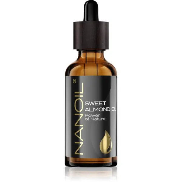 Nanoil Nanoil Sweet Almond Oil mandljevo olje za obraz, telo in lase 50 ml