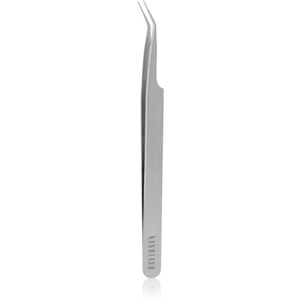 Nanolash Nanolash Eyelash Tweezers Curved pripomoček za nanos umetnih trepalnic 1 kos