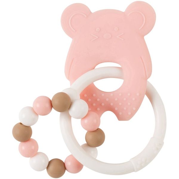 NATTOU NATTOU Teether Lapidou grizalo Pink 4 m+ 1 kos