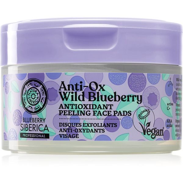 Natura Siberica Natura Siberica Anti-Ox Wild Blueberry piling blazinice za obraz 20 kos