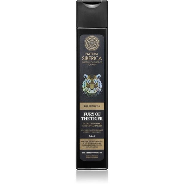 Natura Siberica Natura Siberica For Men Only energijski šampon za lase in telo 250 ml
