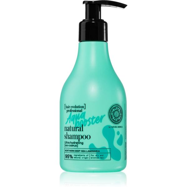 Natura Siberica Natura Siberica Hair Evolution Aqua Booster regeneracijski in vlažilni šampon za krhke lase brez sijaja 245 ml