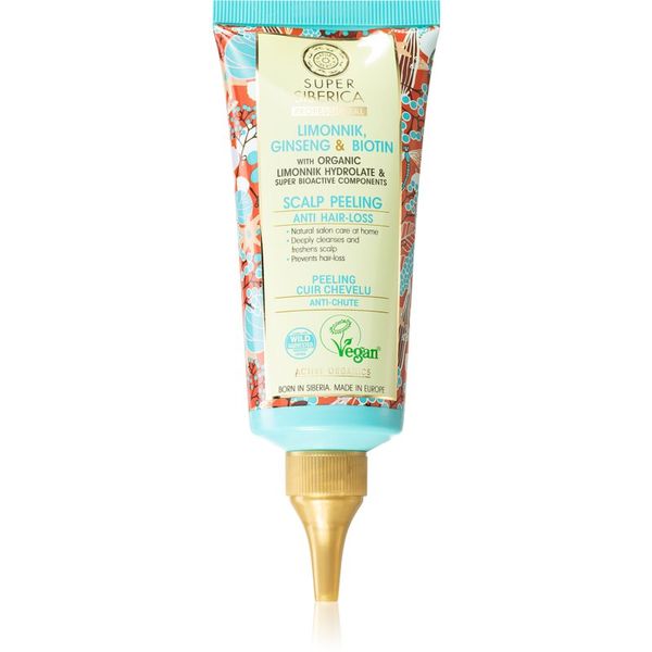 Natura Siberica Natura Siberica Limonnik, Ginseng & Biotin piling za lase proti izpadanju las 100 ml