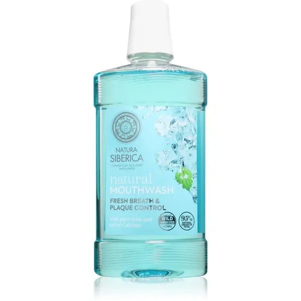 Natura Siberica Natura Siberica Natural Mouthwash Fresh Breath & Plaque Control ustna voda za svež dah 520 ml