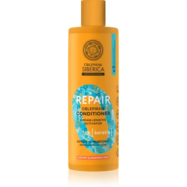 Natura Siberica Natura Siberica Oblepikha Siberica Repair regeneracijski balzam za suhe in poškodovane lase 400 ml