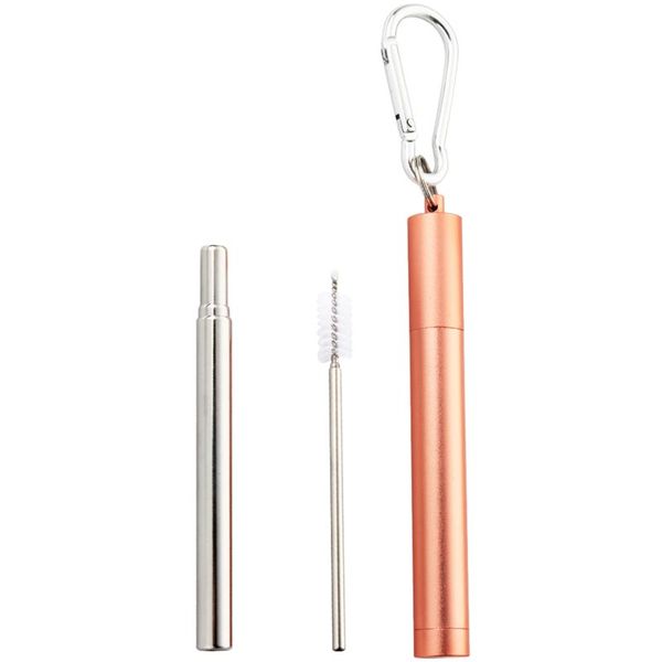 Naturalis Naturalis Stainless Steel Straw Telescopic set (za vsakodnevno uporabo)