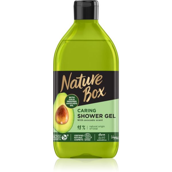 Nature Box Nature Box Avocado negovalni gel za prhanje z avokadom 385 ml