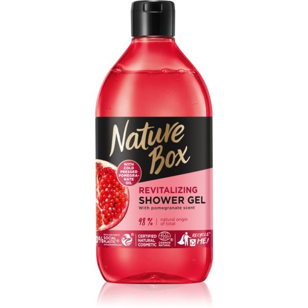 Nature Box Nature Box Pomegranate poživljajoči gel za prhanje 385 ml