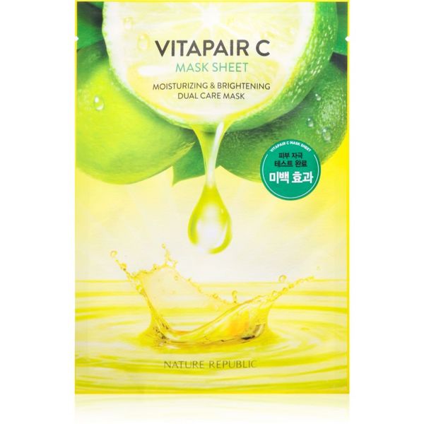 NATURE REPUBLIC NATURE REPUBLIC Vitapair C Mask Sheet maska iz platna s posvetlitvenim in vlažilnim učinkom 25 ml