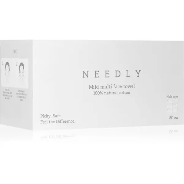 NEEDLY NEEDLY Mild Cleansing Multi Face Towel brisača za enkratno uporabo 80 kos