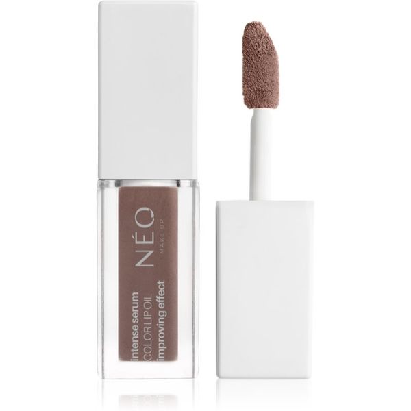 NEO MAKE UP NEO MAKE UP Intense Serum Color Lip Oil bleščeča vlažilna tekoča šminka odtenek 01 4,5 ml