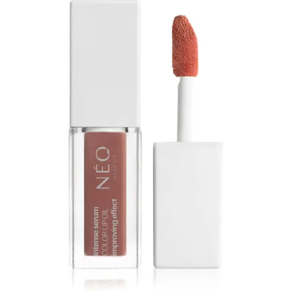 NEO MAKE UP NEO MAKE UP Intense Serum Color Lip Oil dolgoobstojna tekoča šminka odtenek 03 Fresh Peach 4.5 ml